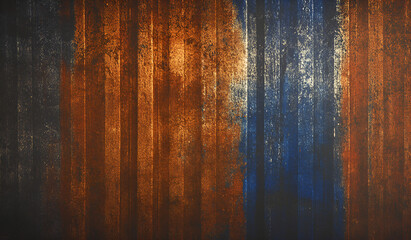 Poster - Abstract background composition with vertical stripes in contrasting colors and textures, perfect for artistic designs and presentations.