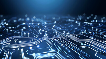 Poster - Exploring digital innovation global tech hub circuit board art virtual environment aesthetic view technology background