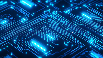 Poster - Exploring circuit board patterns digital realm graphic design technology close-up circuitry visualization
