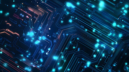 Poster - Exploring technology trends digital realm visual artwork circuit board environment abstract viewpoint circuit patterns