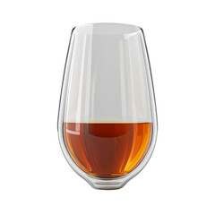 Poster - clear glass filled with amber liquid, showcasing its rich color and smooth texture. elegant design enhances visual appeal of drink