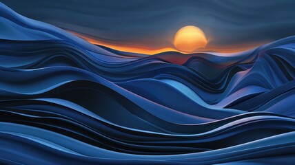 Poster - Abstract vivid color wave flowing express the energetic signal. Seamless texture of vividness curve swirling convey sense of harmony and wonderful scene perfect for effect and graphic design. AIG53.