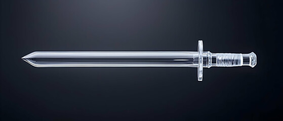 Poster - Transparent Sword Illustration