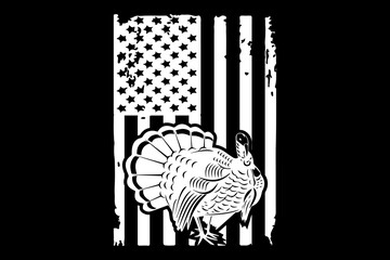 Poster - Turkey hunting svg hunting quotes typography t-shirt design for cricut.