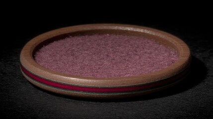 Poster - Vibrant bowl of pink powder representing blockchain-based equity icons and the concept of token-secured assets