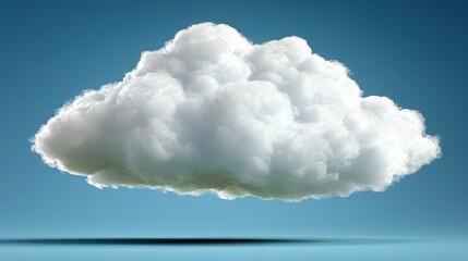 Poster - cloud-managed budget planner icon concept featuring a stylized representation of a budgeting tool fo