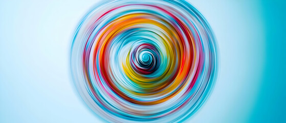 Poster - Colorful Circular Abstract Design
