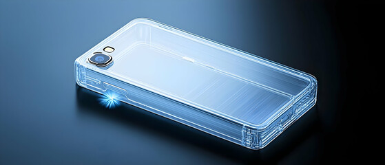 Poster - Abstract Futuristic Smartphone Design Illustration