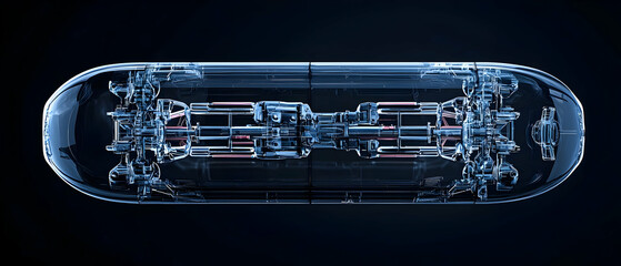 Poster - Futuristic Capsule Design Interior