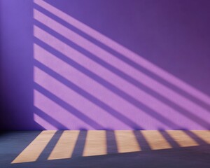 Leinwandbilder - Minimalist Holographic Gradient Immersive Digital Design Landscape with Ethereal Light Projection and Soft Purple Aesthetic for Creative Tech Branding