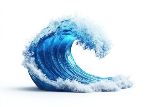 Powerful ocean wave