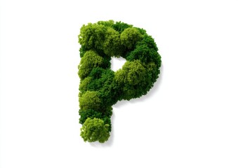 Poster - Eco-Conscious Branding Verdant Moss Typography Reveals Innovative Green Design Solution for Sustainable Visual Communication