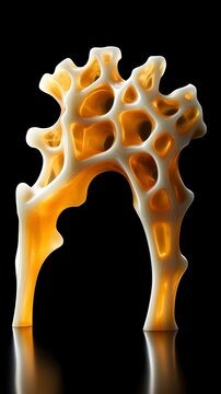3D-printed organic structure