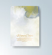 © REZI - Cards with watercolor background. Design for your cover, date, postcard, banner, logo.