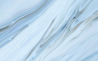 Poster - Marble rock texture blue ink pattern liquid swirl paint white dark that is Illustration background for do ceramic counter tile silver gray that is abstract waves skin wall luxurious art ideas concept.