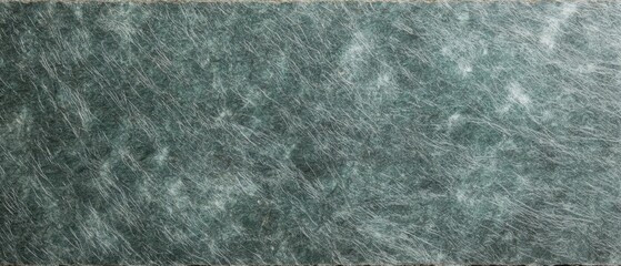 Poster - Abstract Texture of Green Handmade Paper with Fibers Close Up Macro Shot Design Element Material Background Art Supply