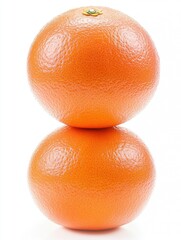 Poster - Stacked grapefruit close up studio shot on white background healthy citrus fruit food photography still life