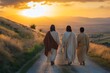 © Divine Light - The road to Emmaus encounter