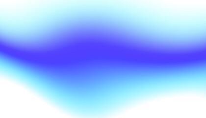 Fototapete - Overlay abstract blue gradient on transparent background. Elegance wavy gradient