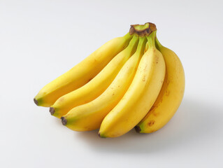 Aufkleber - A bunch of ripe yellow bananas, freshly picked and arranged together, showcasing their vibrant color and smooth skin, ready to be enjoyed. : Generative AI