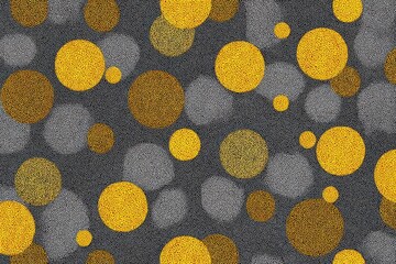 Fototapete - Abstract design of circles in various colors and textures.