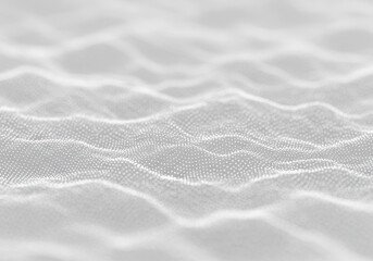 Poster - Abstract white and gray dotted pattern creates a textured and wavy surface