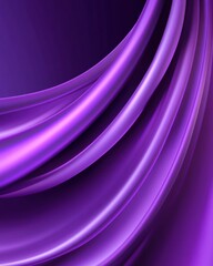 Poster - abstract purple fabric waves in a smooth flowing pattern close up studio shot for background or desi