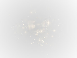 Wall Mural - luxurious golden sparkle cloud with shimmering confetti and glowing stardust—perfect for PNG Christmas designs, elegant holiday patterns, or festive light effects.