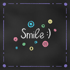 Wall Mural - Cute Design Colorful Composition of Word 