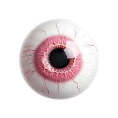 Poster - Close-Up of Eye with Unique Features and Distinct Color Patterns