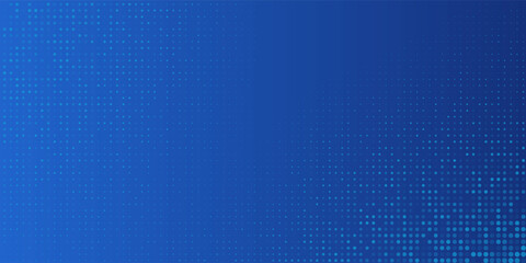 Blue Tech Finance Fintech Background Abstract Pixel Pattern. Abstract Business Tech Science Vector Backdrop.