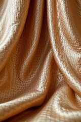 Poster - The shimme gold fabric drapes elegantly with a subtle textured pattern, creating a luxurious and opulent backdrop that catches the light beautifully here.