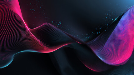 Poster - Vector template of abstract design banner.