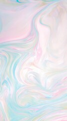 Poster - Soft Pastel Fluid Color Abstract Background with Swirling Patterns and Gentle Tones for Creative Projects and Digital Media Design