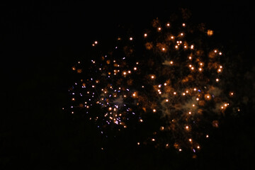 Wall Mural - fireworks in the sky