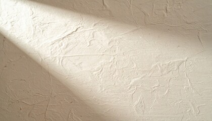 Poster - Illuminated textured wall interior space photography minimalistic environment close-up view natural light concept