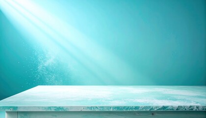 Poster - Fluid motion on serene surface minimalist interior abstract photography calm environment top-down view tranquility concept