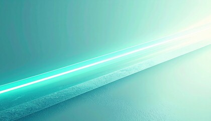 Poster - Dynamic light beam action futuristic setting digital art serene environment abstract viewpoint technology concept