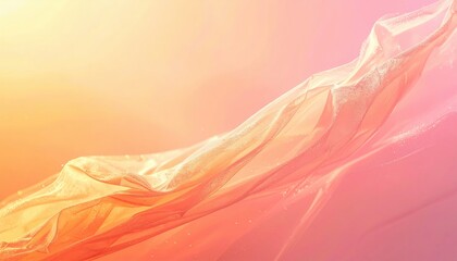 Aufkleber - Flowing abstract textures digital art soft color palette modern design ethereal atmosphere