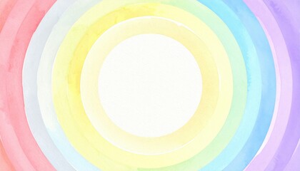Poster - Vibrant abstract rainbow watercolor art creative studio digital artwork bright and colorful artistic perspective