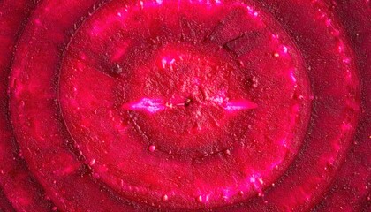 Poster - Dynamic light patterns abstract studio digital art vibrant red colors top-down view visual concepts