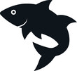 © Md - Salmon fish silhouette icon on transparent background