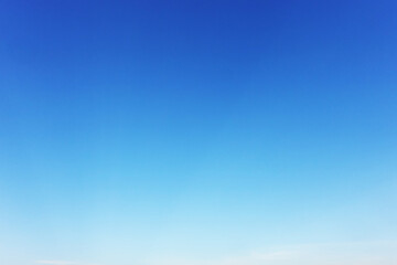 Wall Mural - clear blue sky background and empty space for your design.