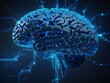 © som - Digital Brain Futuristic Illustration of Artificial Intelligence