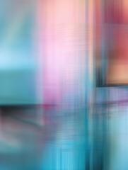 Poster - Abstract blurred background with soft pastel colors creating a dreamy and tranquil atmosphere, suitable for creative projects or calming designs
