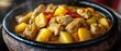 © Pumapala - Steaming chicken curry, potatoes, close-up