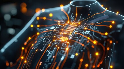 Aufkleber - Smart clothing embedded with processors, Transition to Microprocessors