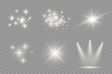 Wall Mural - lens flare with golden spark and camera glow effect magic radial light sparkle aura flash speed heat