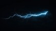 © Take ME - Brilliant Blue Lightning Bolt Illuminating a Dark and Ominous Night Scene