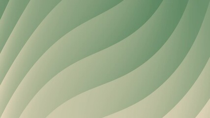 Poster - Abstract green waves with smooth gradient curves create a calming, modern background, Abstract texture Gradient motion Background animation.